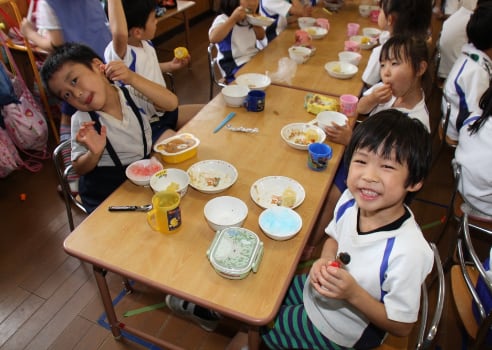 給食時間とおもな内容